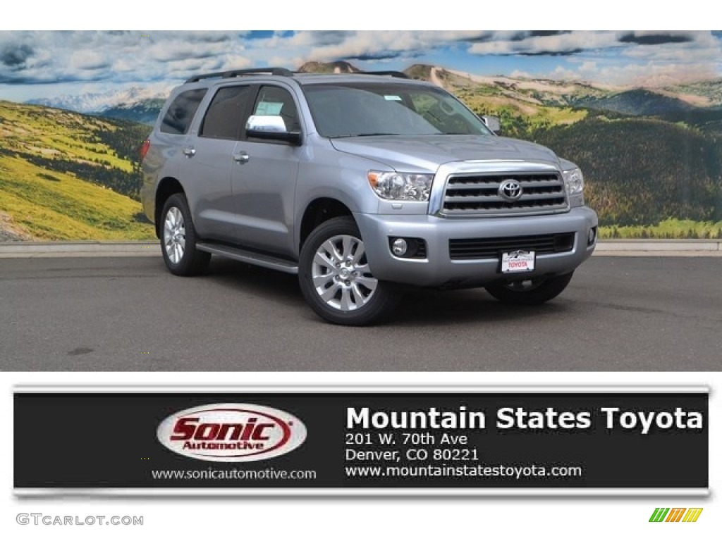 Silver Sky Metallic Toyota Sequoia