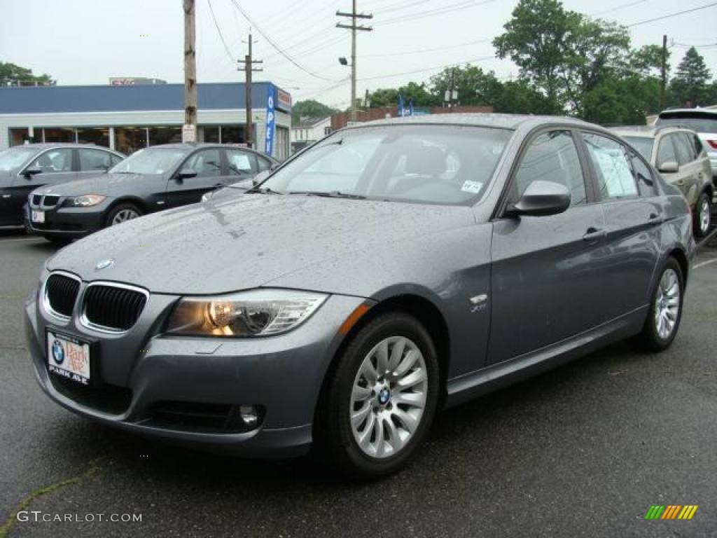 2009 3 Series 328xi Sedan - Space Grey Metallic / Black photo #4