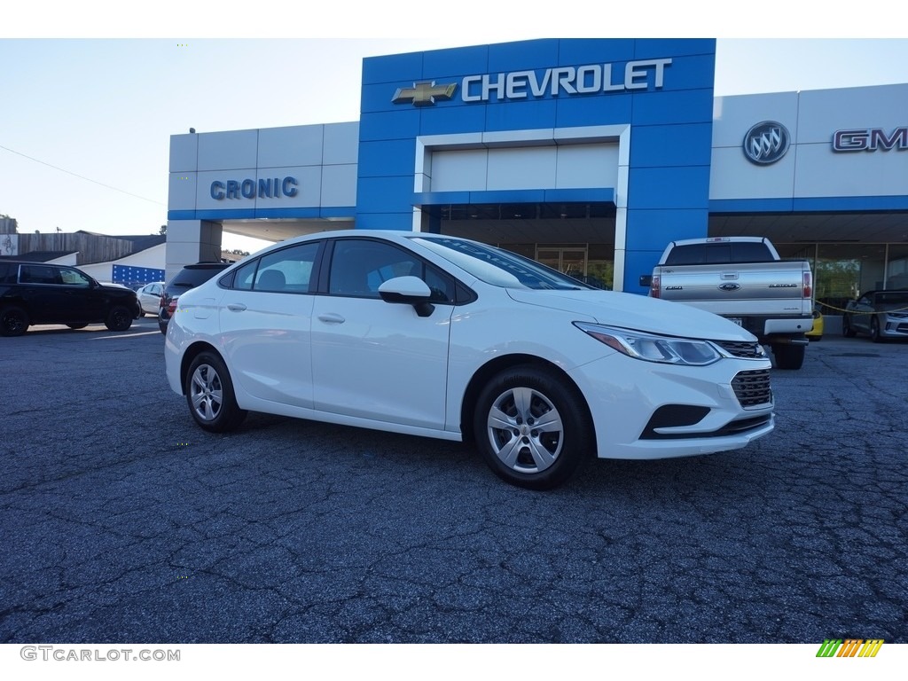 2016 Cruze LS Sedan - Summit White / Jet Black photo #1