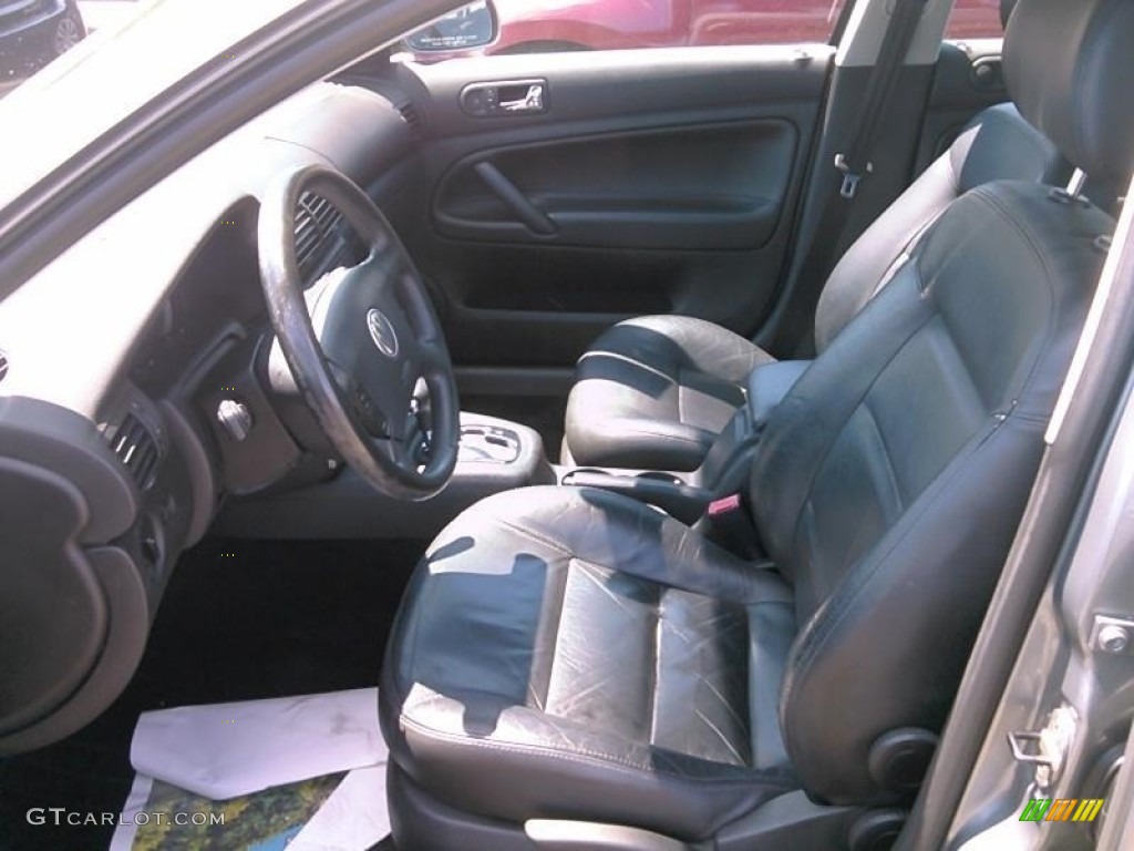 2003 Passat GLS Wagon - Silverstone Grey Metallic / Black photo #3