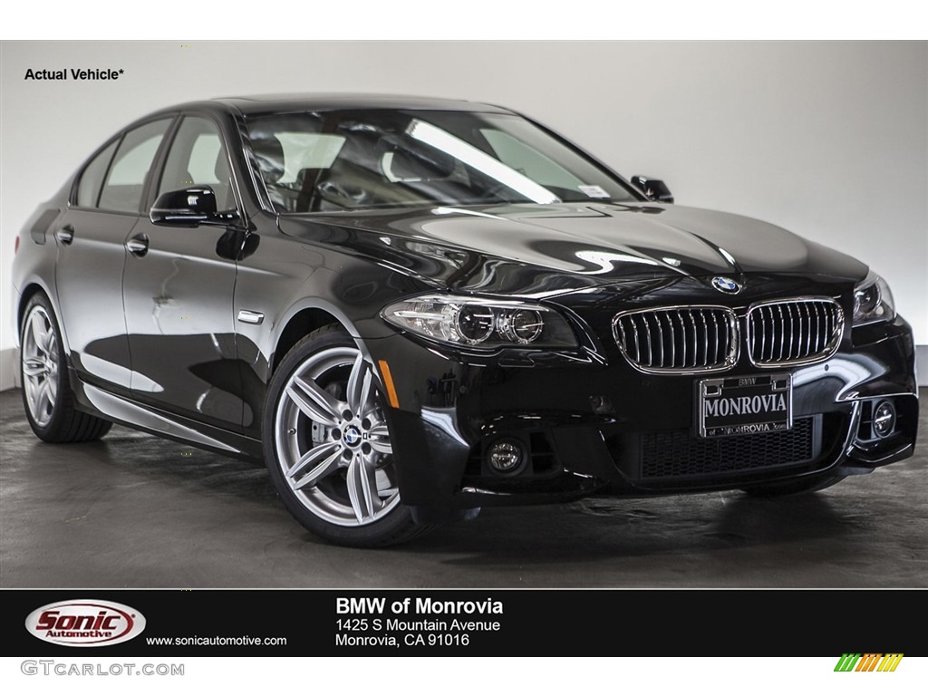 2016 5 Series 535i Sedan - Jet Black / Black photo #1