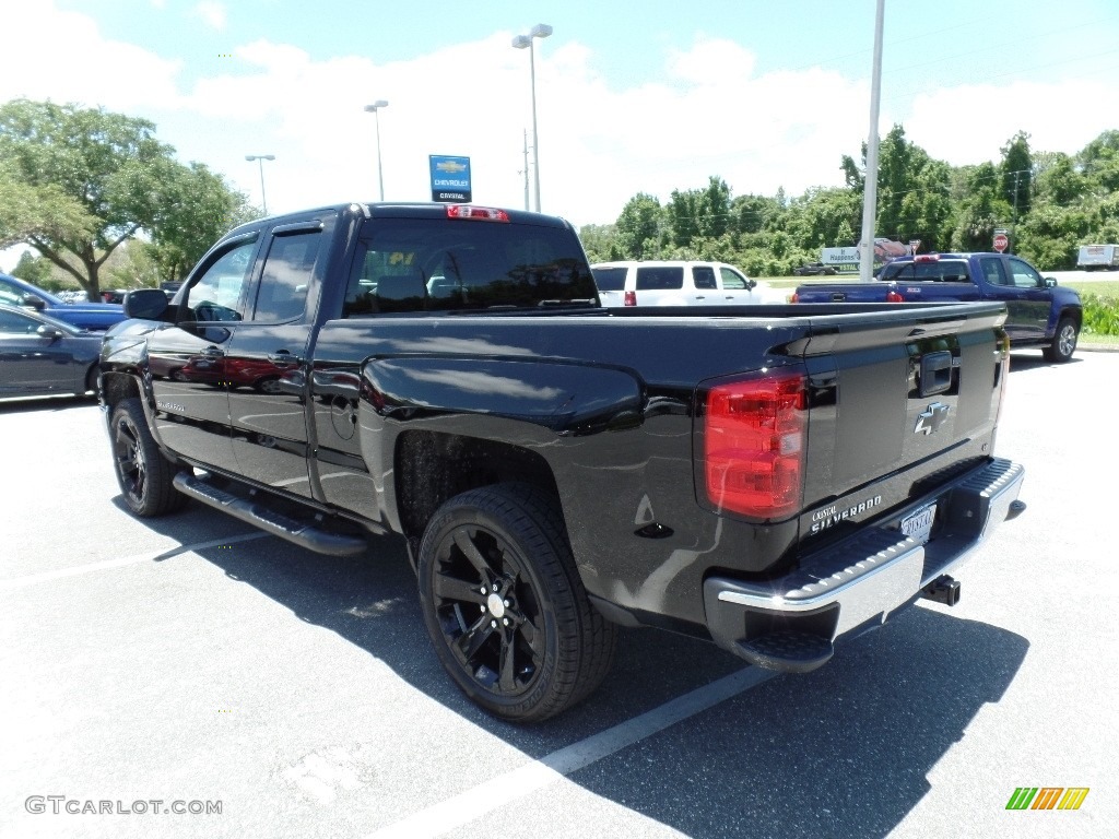 2014 Silverado 1500 LT Double Cab - Black / Jet Black/Dark Ash photo #3