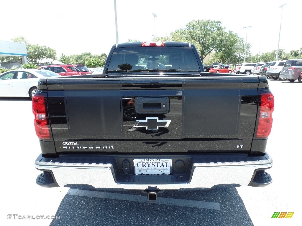 2014 Silverado 1500 LT Double Cab - Black / Jet Black/Dark Ash photo #7