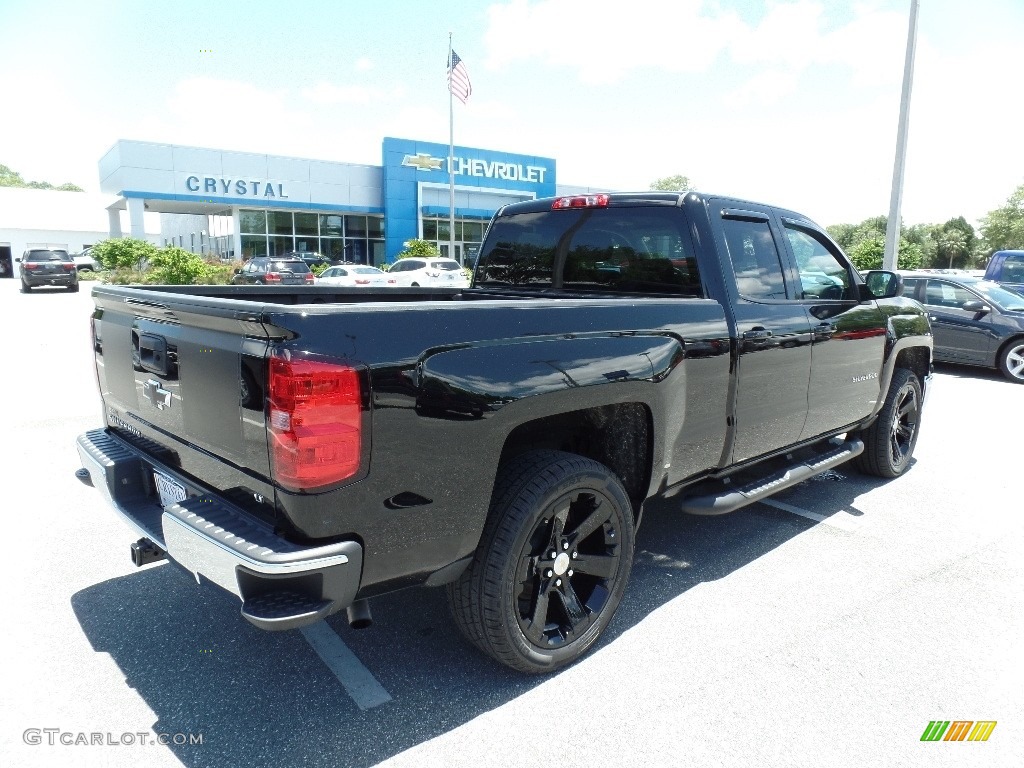 2014 Silverado 1500 LT Double Cab - Black / Jet Black/Dark Ash photo #8