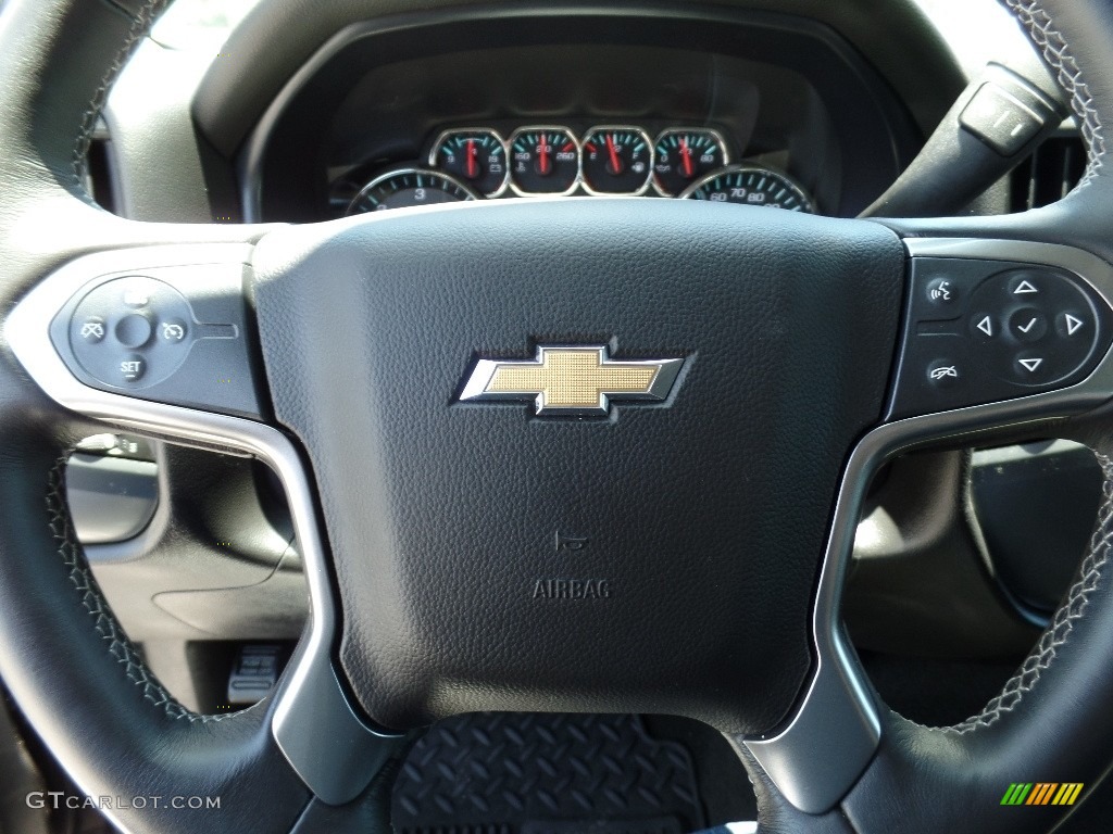 2014 Silverado 1500 LT Double Cab - Black / Jet Black/Dark Ash photo #21