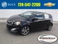 Mosaic Black Metallic 2016 Chevrolet Sonic RS Hatchback