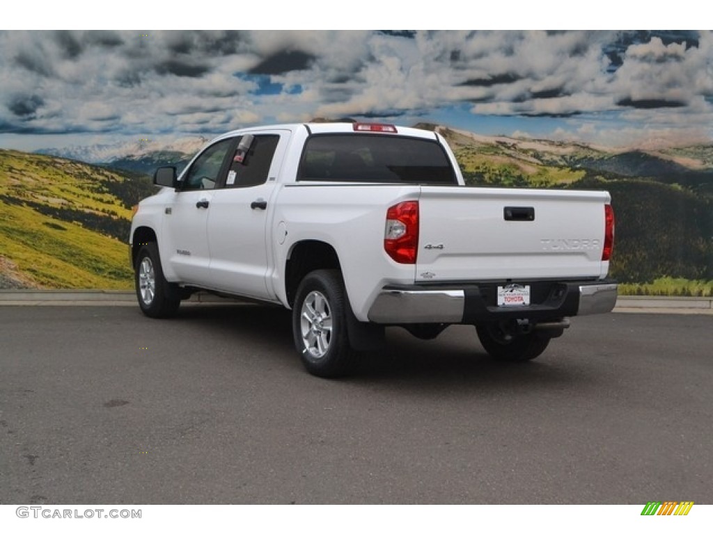 2016 Tundra SR5 CrewMax 4x4 - Super White / Black photo #3