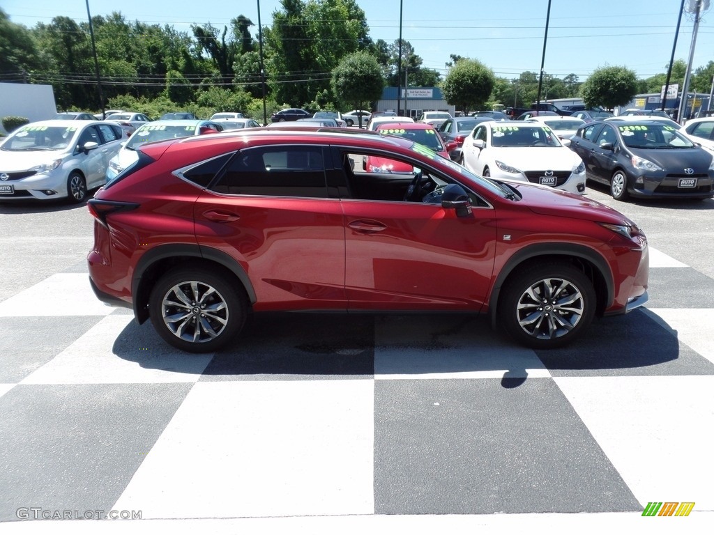 2016 NX 200t - Matador Red Mica / Black photo #3