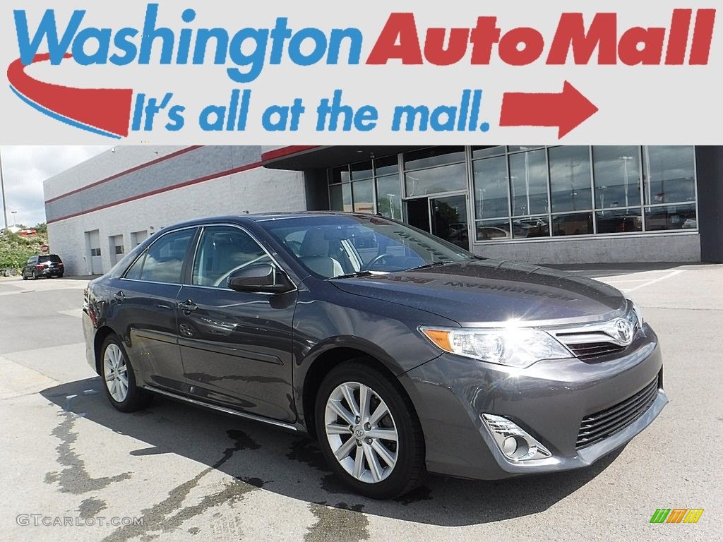 2013 Camry XLE - Magnetic Gray Metallic / Ash photo #1