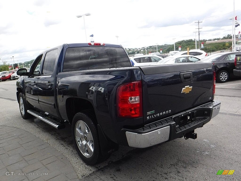 2011 Silverado 1500 LTZ Crew Cab 4x4 - Imperial Blue Metallic / Ebony photo #7