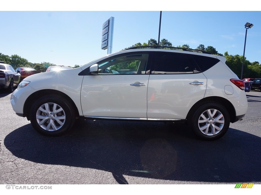 2011 Murano SL - Glacier White Pearl / Beige photo #4