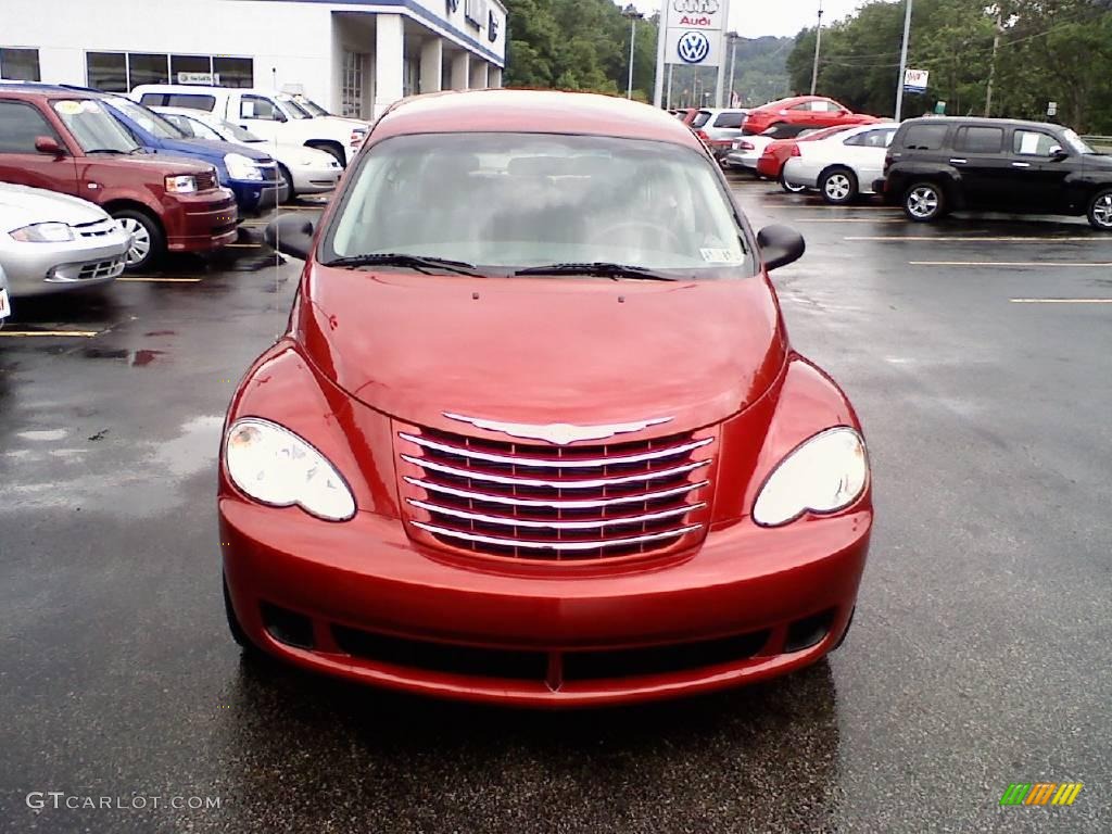 2007 PT Cruiser  - Inferno Red Crystal Pearl / Pastel Slate Gray photo #2