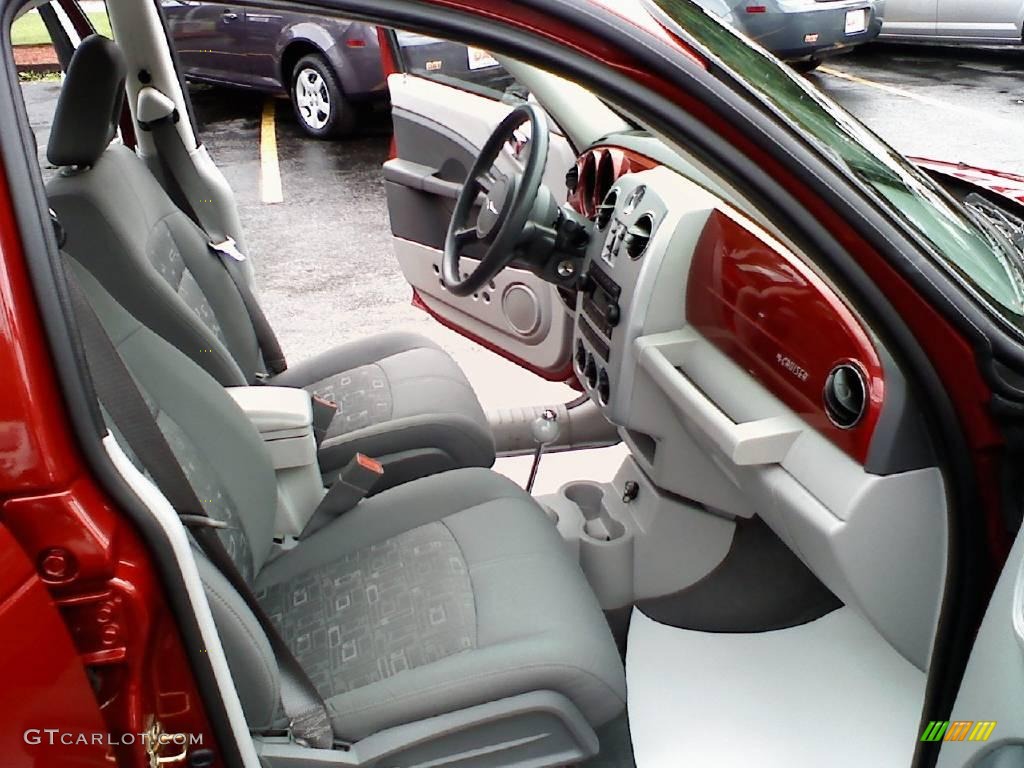 2007 PT Cruiser  - Inferno Red Crystal Pearl / Pastel Slate Gray photo #12