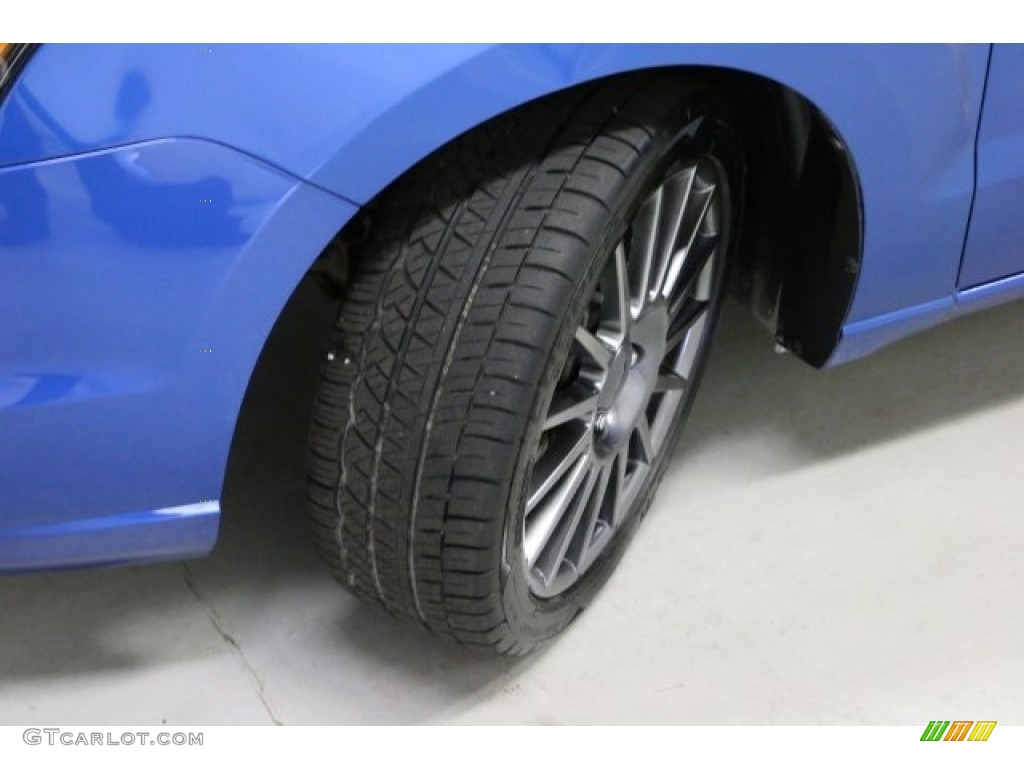 2010 Focus SES Sedan - Blue Flame Metallic / Charcoal Black photo #28