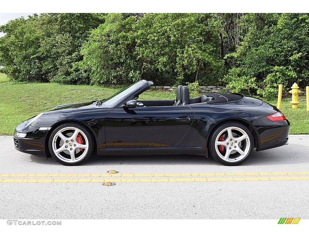 Black 2006 Porsche 911 Carrera S Cabriolet Exterior Photo #113590627