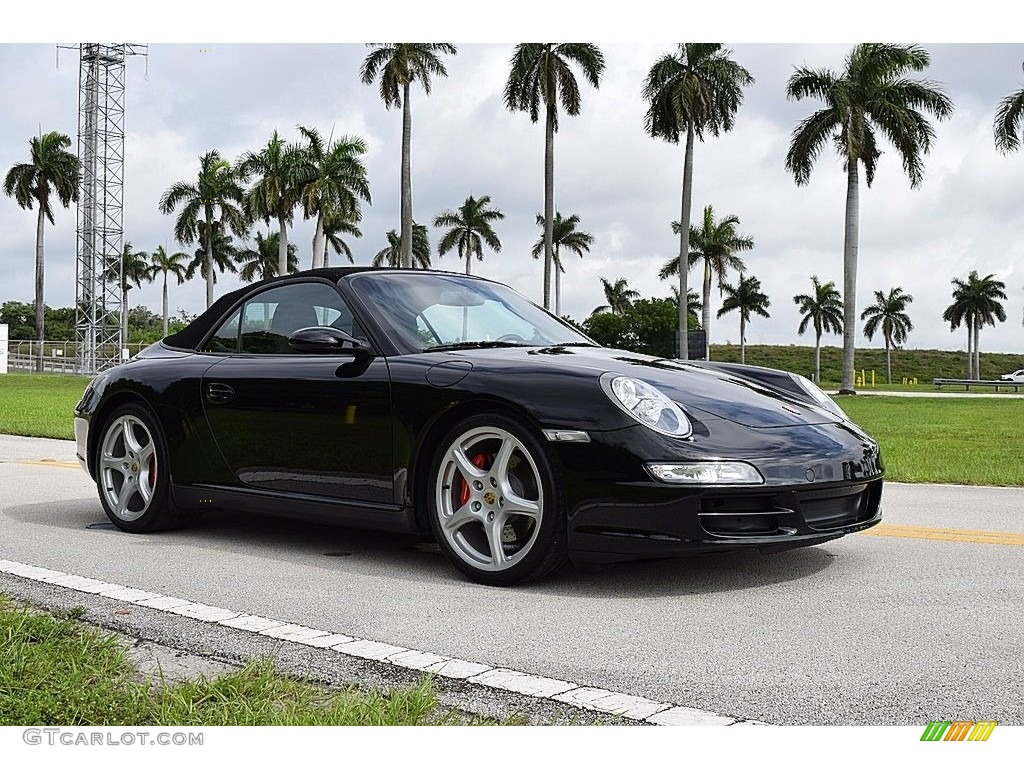 Black 2006 Porsche 911 Carrera S Cabriolet Exterior Photo #113590885