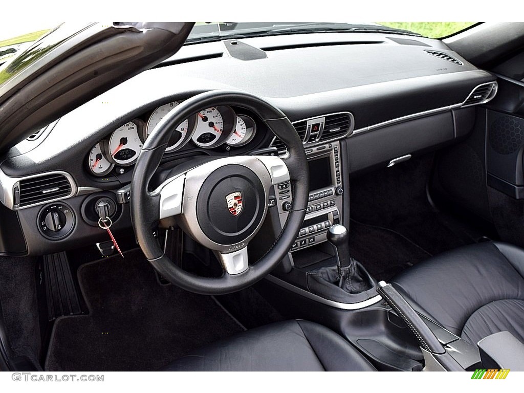 2006 Porsche 911 Carrera S Cabriolet Black Dashboard Photo #113591341