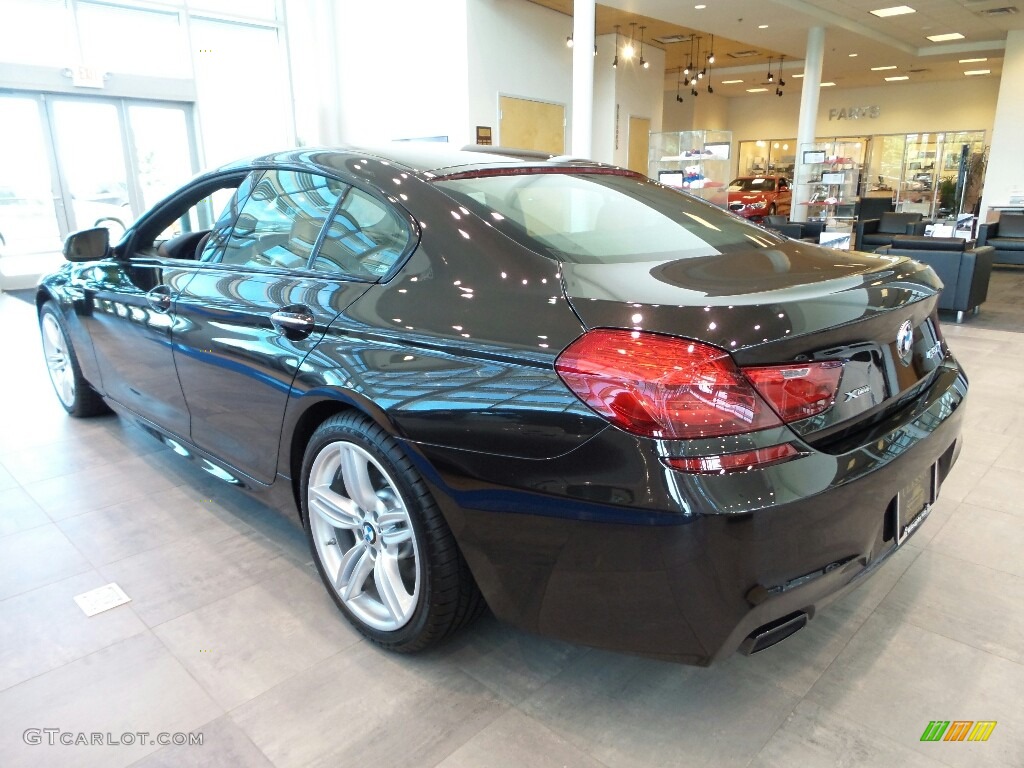 2017 6 Series 650i xDrive Gran Coupe - Citrin Black Metallic / Cognac/Black photo #3