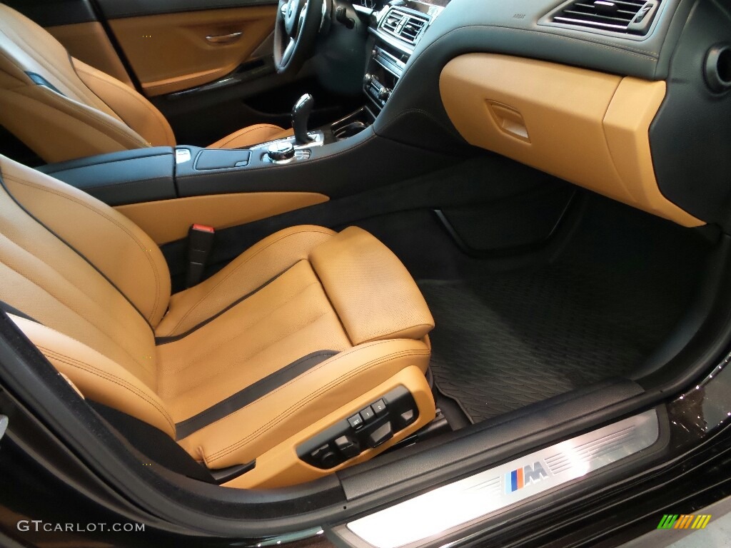 Cognac/Black Interior 2017 BMW 6 Series 650i xDrive Gran Coupe Photo #113591917