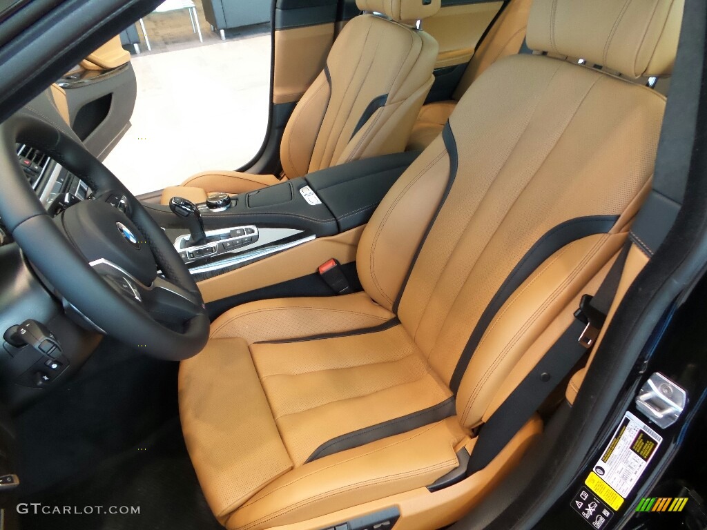 Cognac/Black Interior 2017 BMW 6 Series 650i xDrive Gran Coupe Photo #113591941