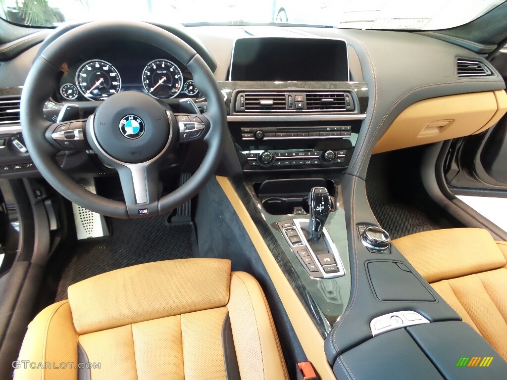 Cognac/Black Interior 2017 BMW 6 Series 650i xDrive Gran Coupe Photo #113591965