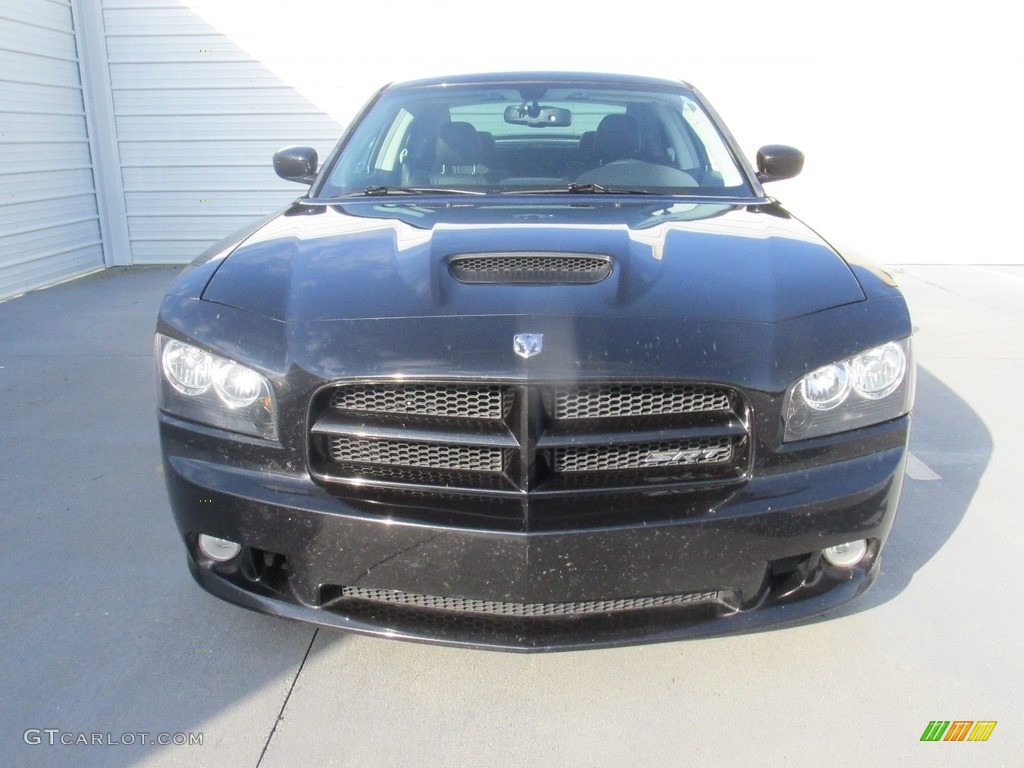 2010 Charger SRT8 - Brilliant Black Crystal Pearl / Dark Slate Gray photo #5