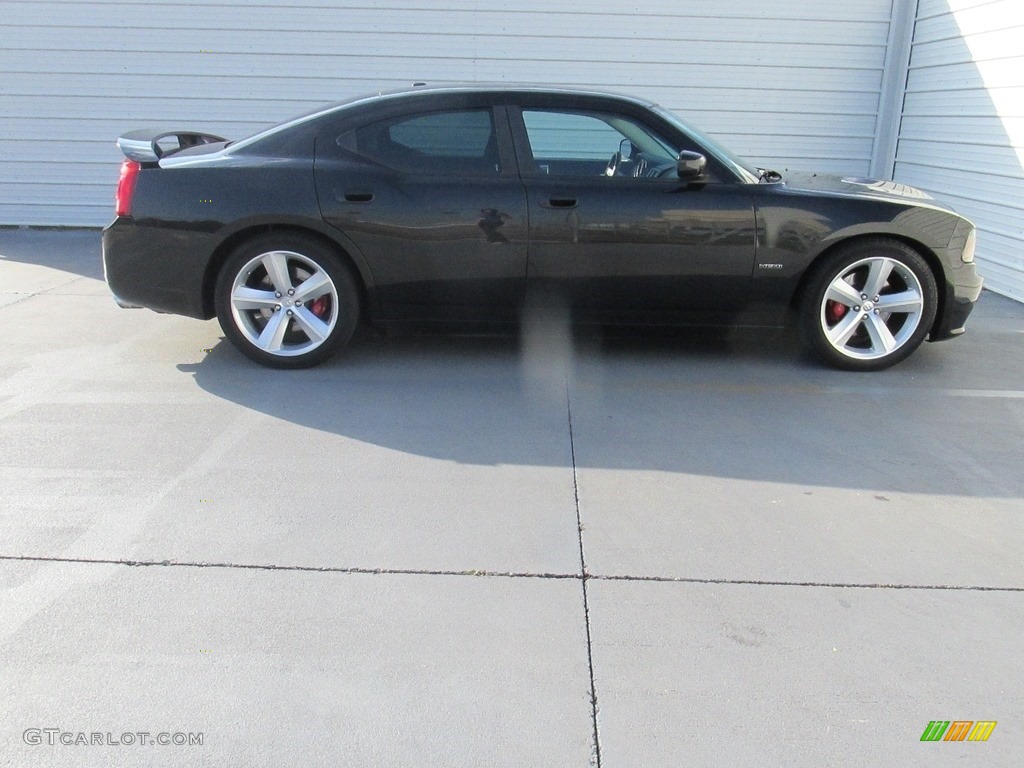 2010 Charger SRT8 - Brilliant Black Crystal Pearl / Dark Slate Gray photo #8