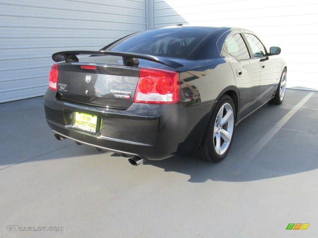 2010 Charger SRT8 - Brilliant Black Crystal Pearl / Dark Slate Gray photo #9