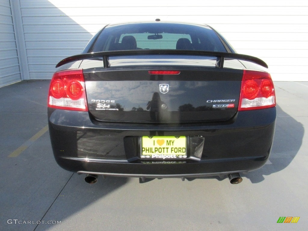 2010 Charger SRT8 - Brilliant Black Crystal Pearl / Dark Slate Gray photo #10