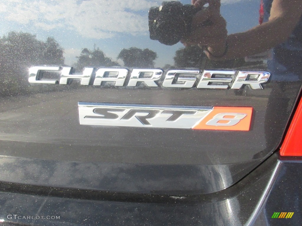 2010 Charger SRT8 - Brilliant Black Crystal Pearl / Dark Slate Gray photo #15