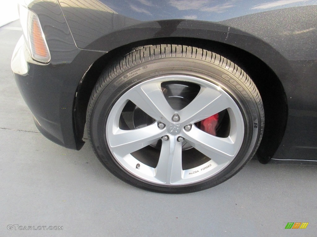 2010 Charger SRT8 - Brilliant Black Crystal Pearl / Dark Slate Gray photo #18