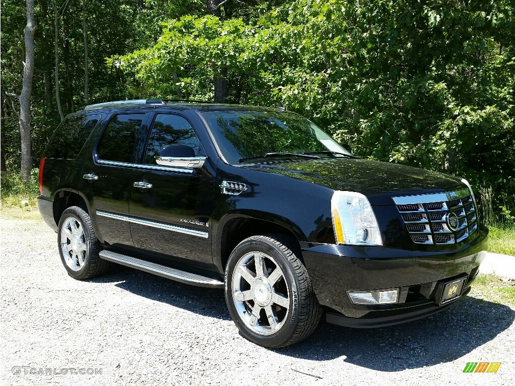 2007 Escalade AWD - Black Raven / Ebony/Ebony photo #3