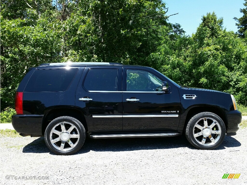 2007 Escalade AWD - Black Raven / Ebony/Ebony photo #4