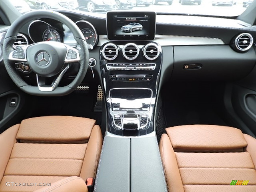 Saddle Brown/Black Interior 2017 Mercedes-Benz C 300 4Matic Coupe Photo #113597320