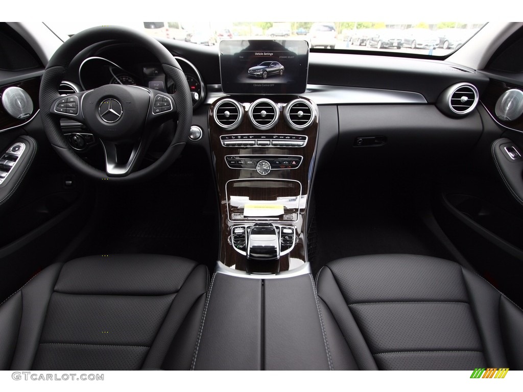 Black Interior 2016 Mercedes-Benz C 300 4Matic Sedan Photo #113597548
