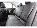2016 Mercedes-Benz C Black Interior Rear Seat Photo