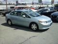 2012 Green Opal Metallic Honda Civic Hybrid-L Sedan  photo #19