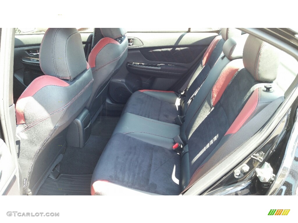 Carbon Black Interior 2017 Subaru WRX STI Photo #113600227