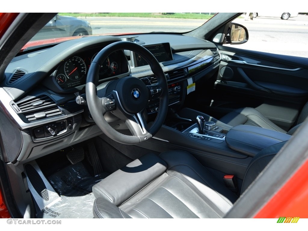 Black Interior 2016 BMW X5 M xDrive Photo #113600503