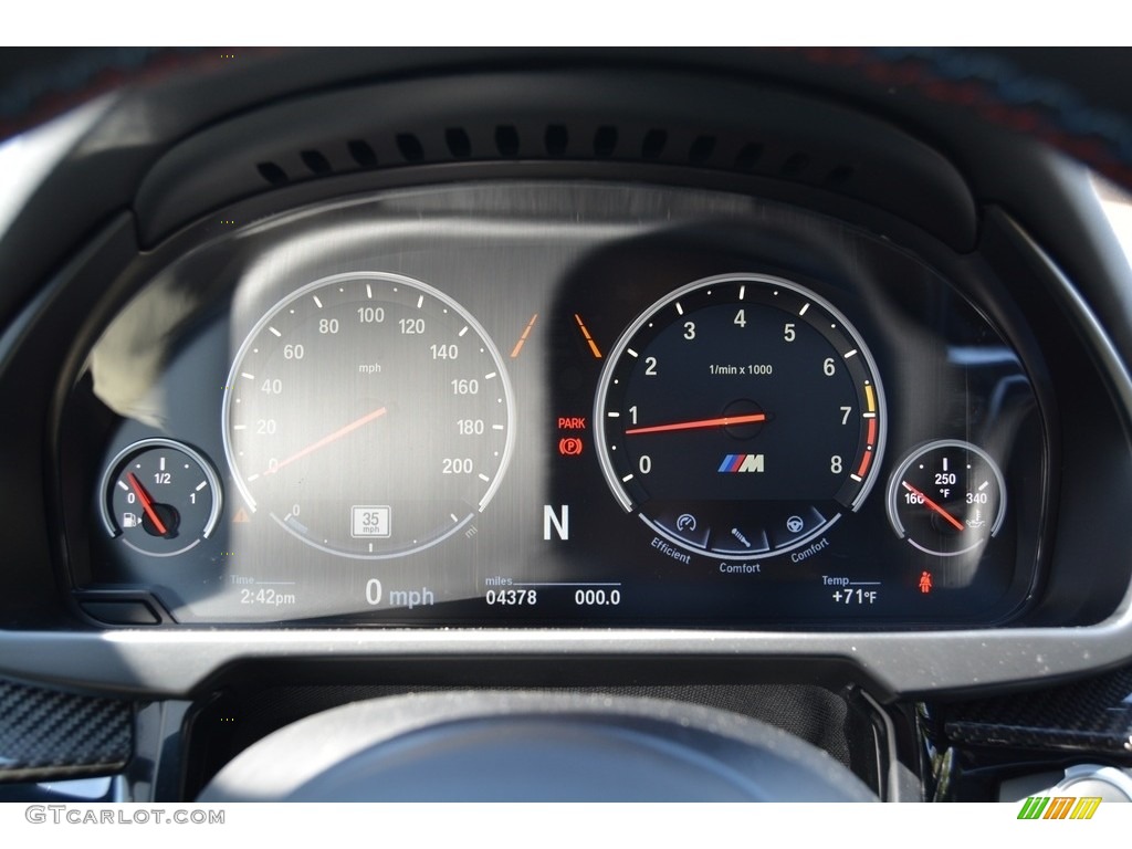 2016 BMW X5 M xDrive Gauges Photo #113600776