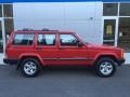 2001 Flame Red Jeep Cherokee Sport 4x4  photo #2