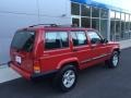 2001 Flame Red Jeep Cherokee Sport 4x4  photo #7