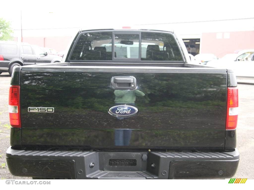 2006 F150 FX4 SuperCab 4x4 - Black / Black photo #6