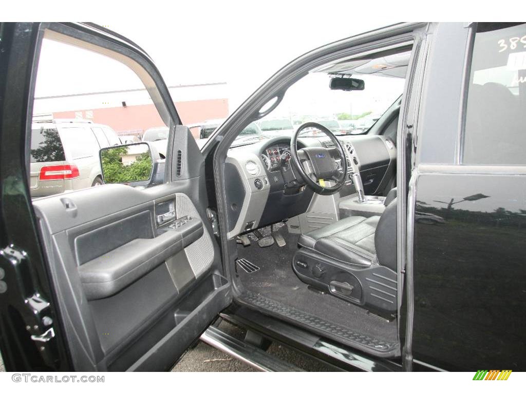 2006 F150 FX4 SuperCab 4x4 - Black / Black photo #10
