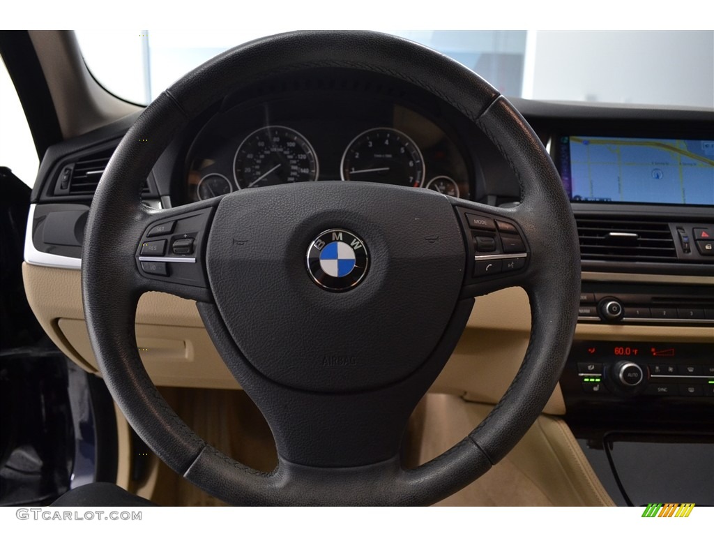 2014 5 Series 528i Sedan - Imperial Blue Metallic / Venetian Beige photo #30