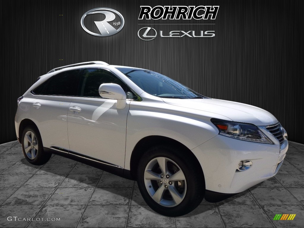 2015 RX 350 AWD - Starfire White Pearl / Black photo #1