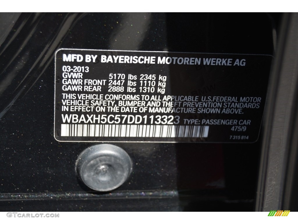 2013 5 Series 528i xDrive Sedan - Black Sapphire Metallic / Cinnamon Brown photo #32