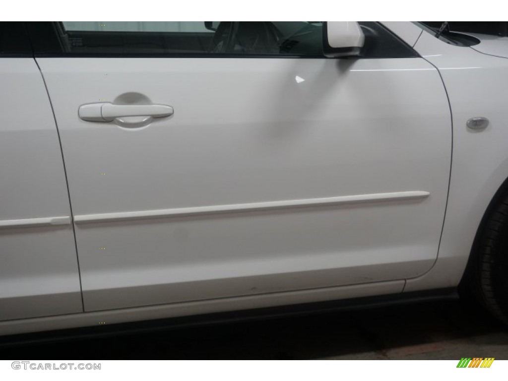 2007 MAZDA3 i Sport Sedan - Rally White / Beige photo #55