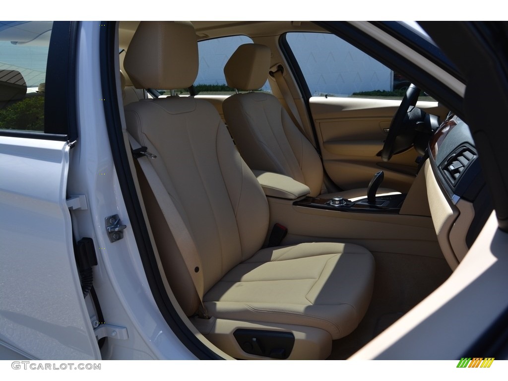 2013 3 Series 320i xDrive Sedan - Alpine White / Venetian Beige photo #29