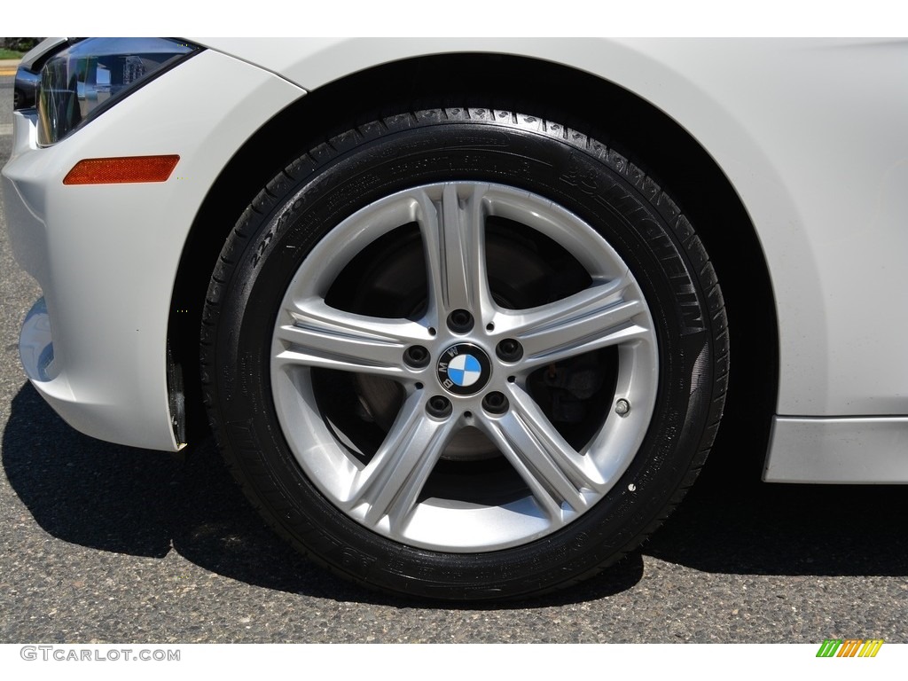 2013 3 Series 320i xDrive Sedan - Alpine White / Venetian Beige photo #32